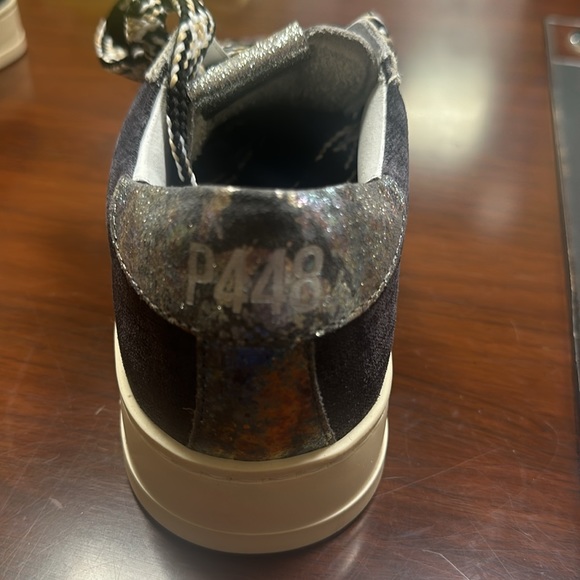 P448 low top sparkle sneaker Sz 8 1/2 - Picture 2 of 7